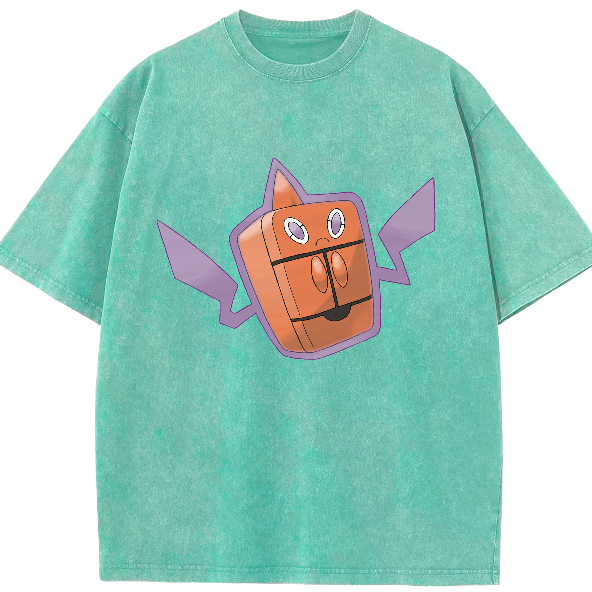 （画像用） ポケットモンスター Pokémon 綿100% ヴィンテージ風 半袖Tシャツ（フロントプリント）